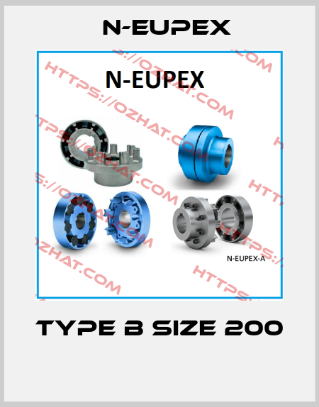 TYPE B SIZE 200  N-Eupex
