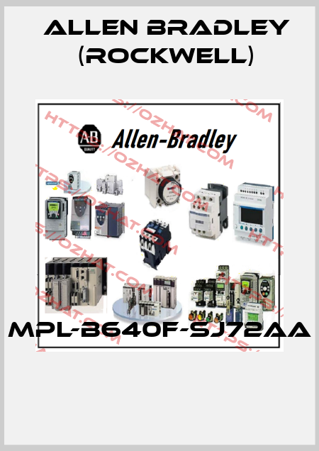 MPL-B640F-SJ72AA  Allen Bradley (Rockwell)
