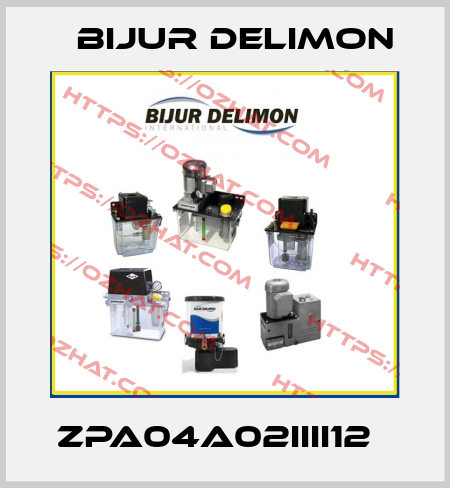 ZPA04A02IIII12   Bijur Delimon