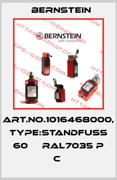 Art.No.1016468000, Type:STANDFUß 60     RAL7035 P    C  Bernstein