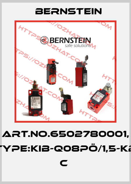 Art.No.6502780001, Type:KIB-Q08PÖ/1,5-K2             C  Bernstein