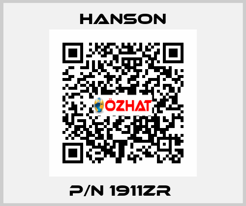 p/n 1911ZR  HANSON