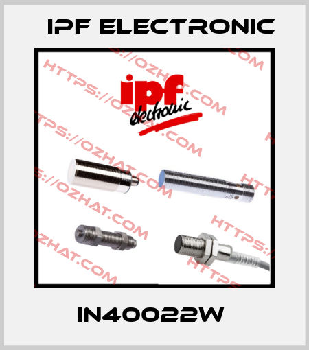 IN40022W  IPF Electronic