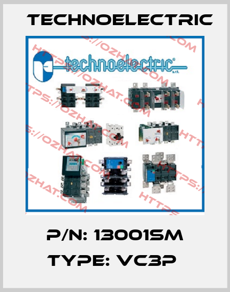 P/N: 13001SM Type: VC3P  Technoelectric