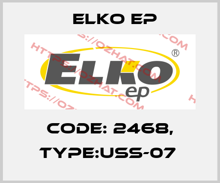 Code: 2468, Type:USS-07  Elko EP