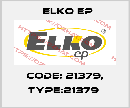 Code: 21379, Type:21379  Elko EP