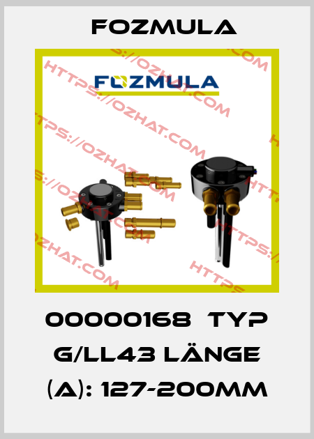 00000168  Typ G/LL43 Länge (A): 127-200mm Fozmula