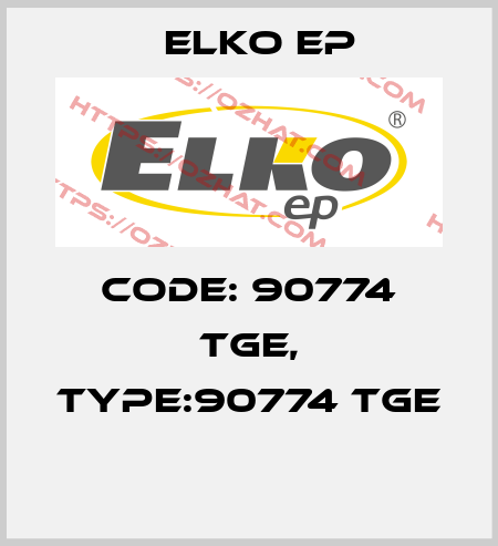 Code: 90774 TGE, Type:90774 TGE  Elko EP