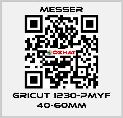 Gricut 1230-PMYF 40-60mm Messer