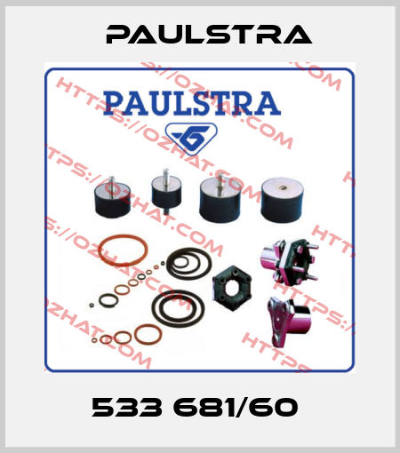 533 681/60  Paulstra