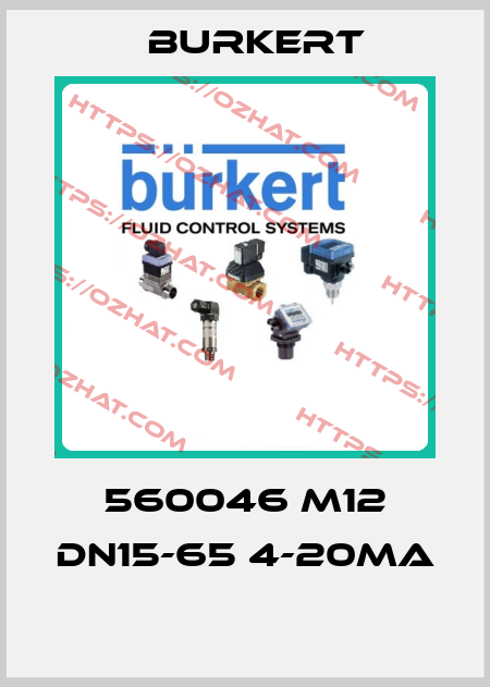 560046 M12 DN15-65 4-20MA  Burkert