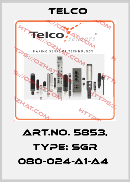 Art.No. 5853, Type: SGR 080-024-A1-A4  Telco