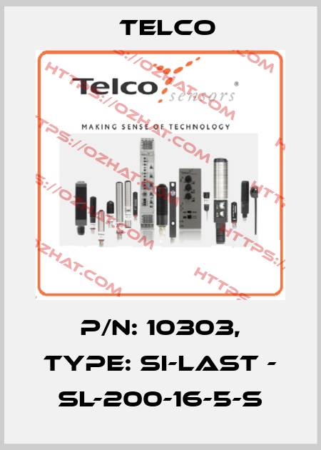 p/n: 10303, Type: SI-Last - SL-200-16-5-S Telco