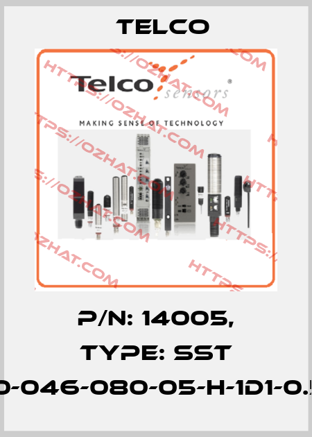 p/n: 14005, Type: SST 01-10-046-080-05-H-1D1-0.5-J5 Telco