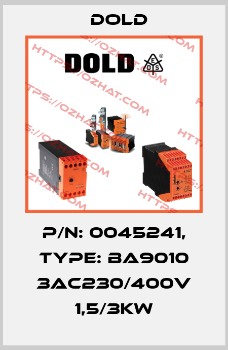 p/n: 0045241, Type: BA9010 3AC230/400V 1,5/3KW Dold