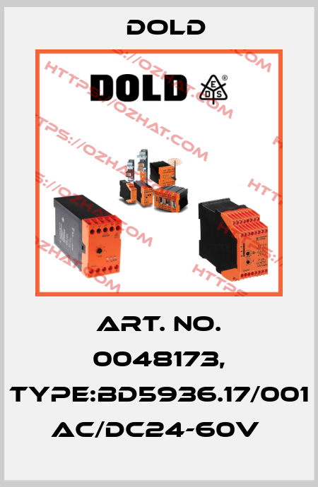 Art. No. 0048173, Type:BD5936.17/001 AC/DC24-60V  Dold