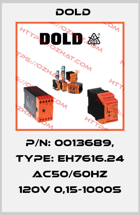 p/n: 0013689, Type: EH7616.24 AC50/60HZ 120V 0,15-1000S Dold