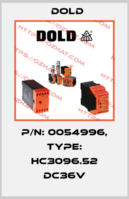 p/n: 0054996, Type: HC3096.52 DC36V Dold