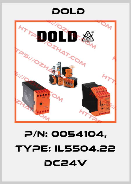 p/n: 0054104, Type: IL5504.22 DC24V Dold