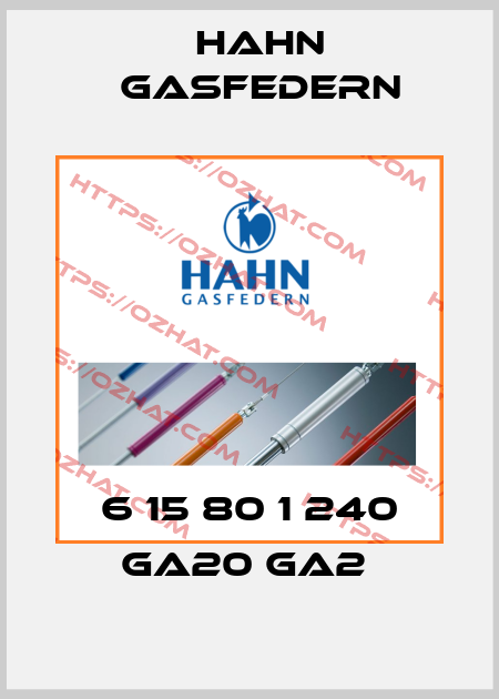 6 15 80 1 240 GA20 GA2  Hahn Gasfedern