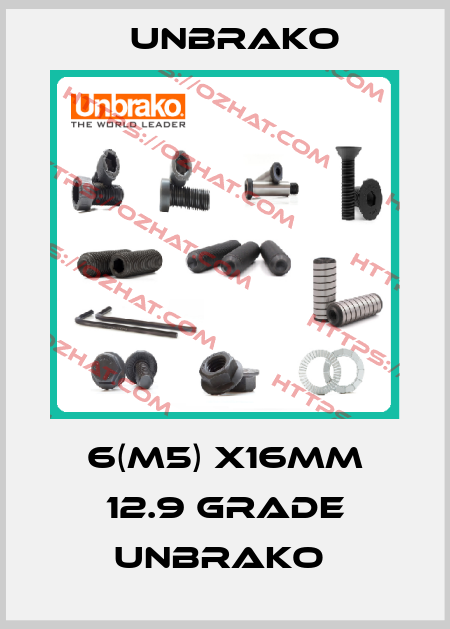 6(M5) X16MM 12.9 GRADE UNBRAKO  Unbrako