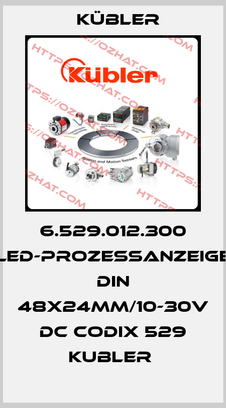 6.529.012.300 LED-PROZESSANZEIGE DIN 48X24MM/10-30V DC CODIX 529 KUBLER  Kübler
