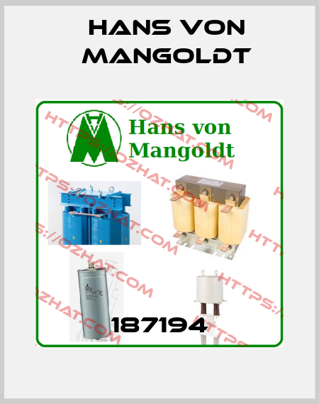 187194 Hans von Mangoldt