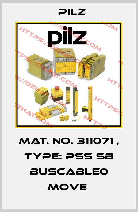 Mat. No. 311071 , Type: PSS SB BUSCABLE0 MOVE  Pilz