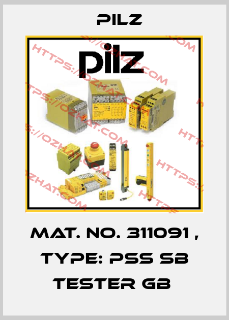 Mat. No. 311091 , Type: PSS SB TESTER GB  Pilz