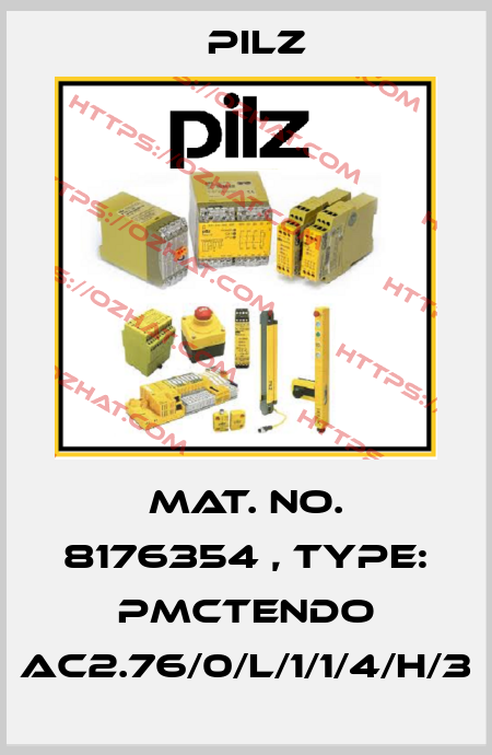 Mat. No. 8176354 , Type: PMCtendo AC2.76/0/L/1/1/4/H/3 Pilz