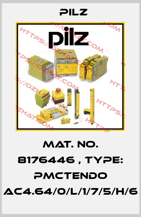 Mat. No. 8176446 , Type: PMCtendo AC4.64/0/L/1/7/5/H/6 Pilz