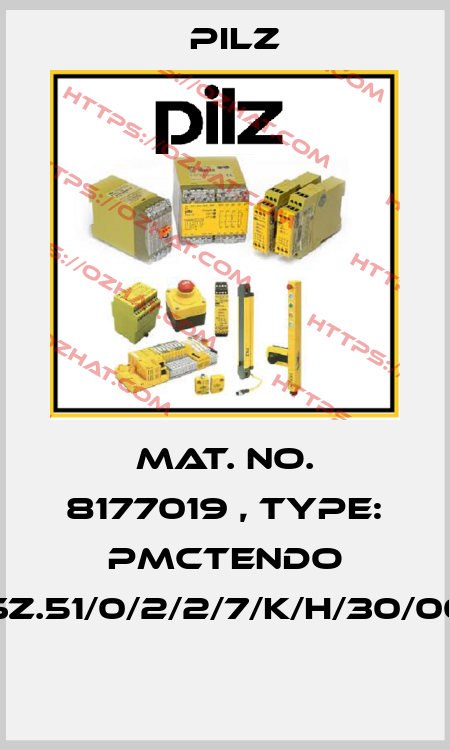 Mat. No. 8177019 , Type: PMCtendo SZ.51/0/2/2/7/K/H/30/00  Pilz