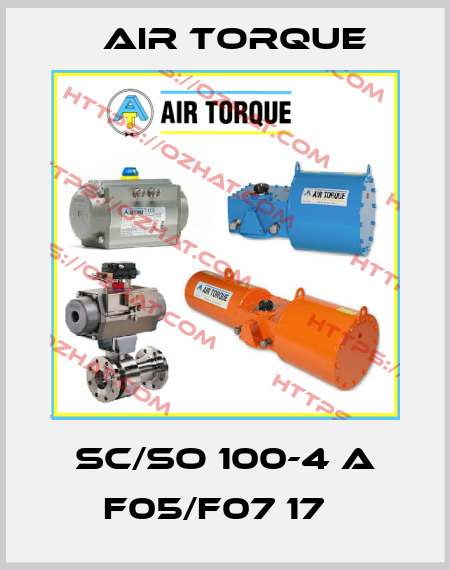 SC/SO 100-4 A F05/F07 17   Air Torque