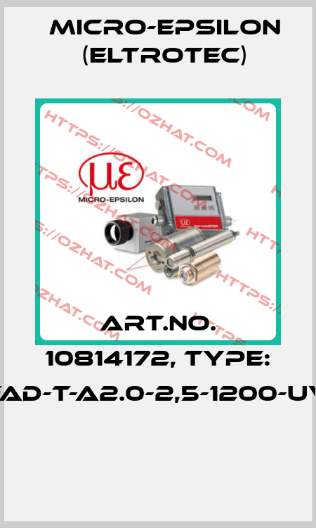 Art.No. 10814172, Type: FAD-T-A2.0-2,5-1200-UV  Micro-Epsilon (Eltrotec)