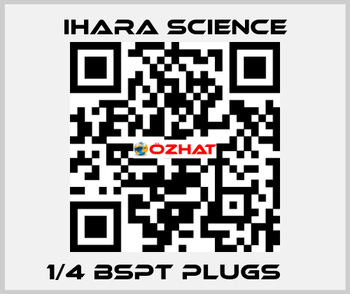 1/4 BSPT PLUGS    Ihara Science