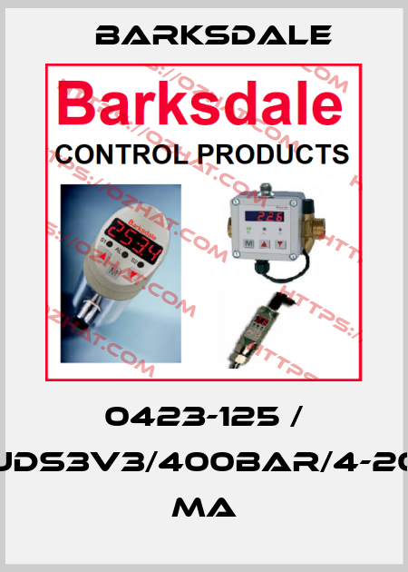 0423-125 / UDS3V3/400bar/4-20 mA Barksdale