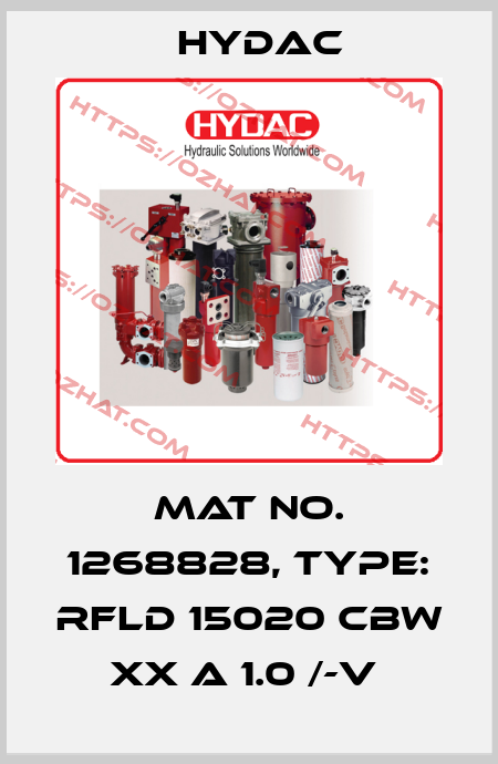 Mat No. 1268828, Type: RFLD 15020 CBW XX A 1.0 /-V  Hydac