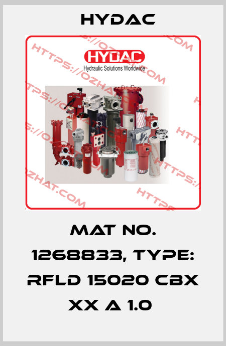 Mat No. 1268833, Type: RFLD 15020 CBX XX A 1.0  Hydac