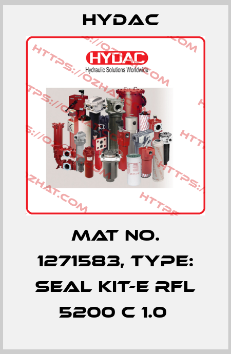 Mat No. 1271583, Type: SEAL KIT-E RFL 5200 C 1.0  Hydac