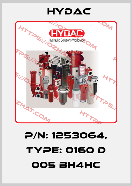 P/N: 1253064, Type: 0160 D 005 BH4HC Hydac