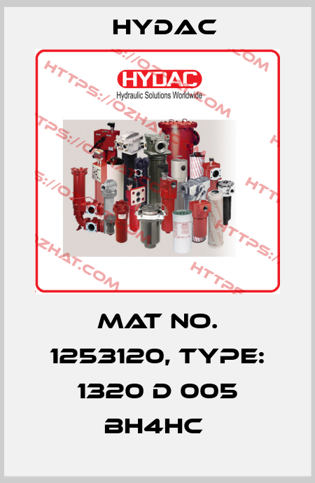 Mat No. 1253120, Type: 1320 D 005 BH4HC  Hydac
