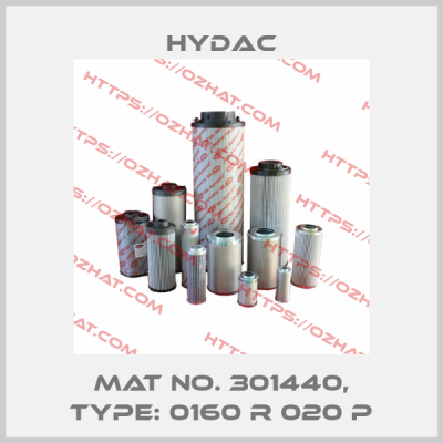 Mat No. 301440, Type: 0160 R 020 P Hydac