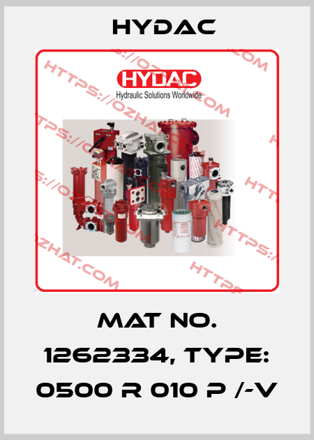 Mat No. 1262334, Type: 0500 R 010 P /-V Hydac