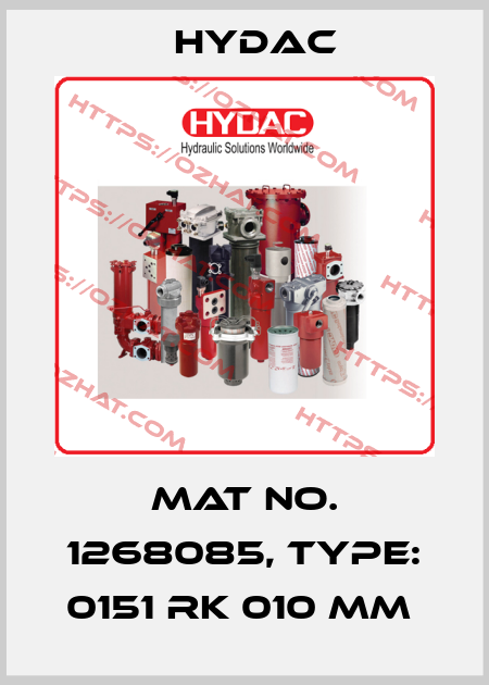Mat No. 1268085, Type: 0151 RK 010 MM  Hydac