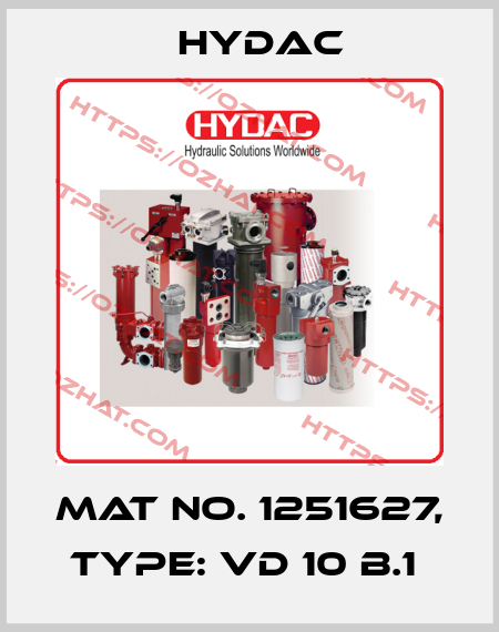 Mat No. 1251627, Type: VD 10 B.1  Hydac