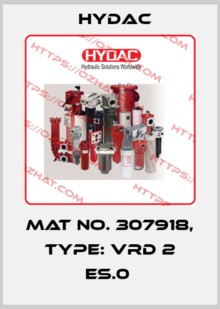 Mat No. 307918, Type: VRD 2 ES.0  Hydac
