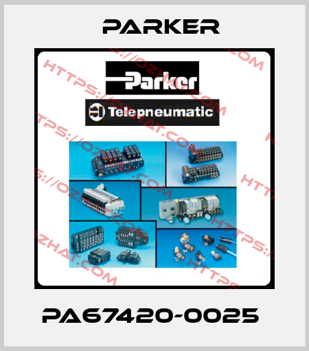 PA67420-0025  Parker