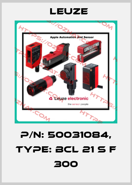 p/n: 50031084, Type: BCL 21 S F 300 Leuze