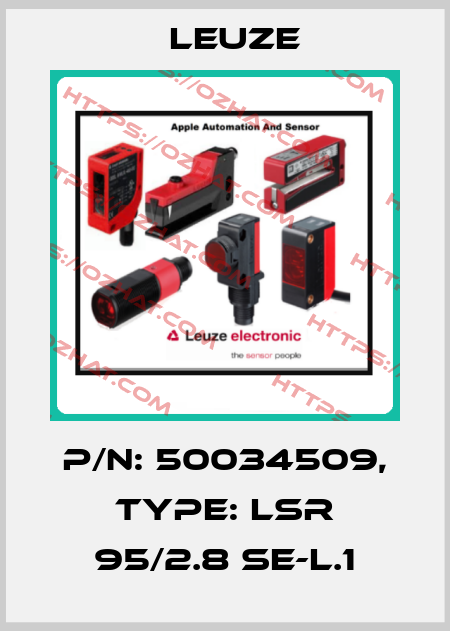 p/n: 50034509, Type: LSR 95/2.8 SE-L.1 Leuze