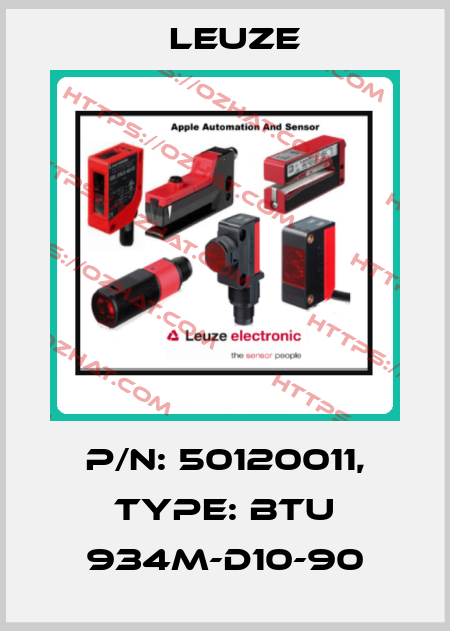 p/n: 50120011, Type: BTU 934M-D10-90 Leuze